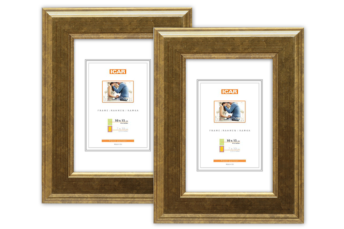 Ramka na zdjęcia DRZ A DWUPAK Z złoty